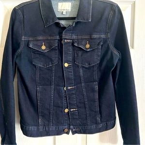 Women’s Calvin Klein dark denim Jean jacket size L